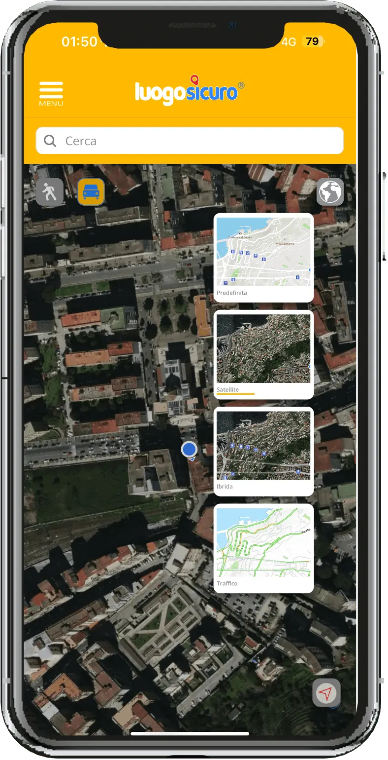 Geolocalizzazione, Individua la tua posizione sulla mappa